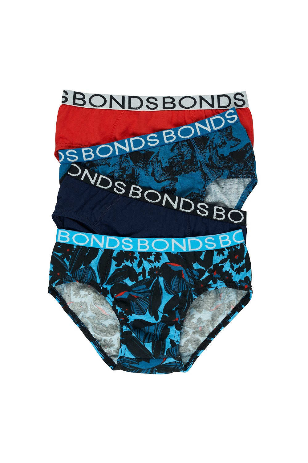 Bonds Boys 4 Pack Briefs - Dream On