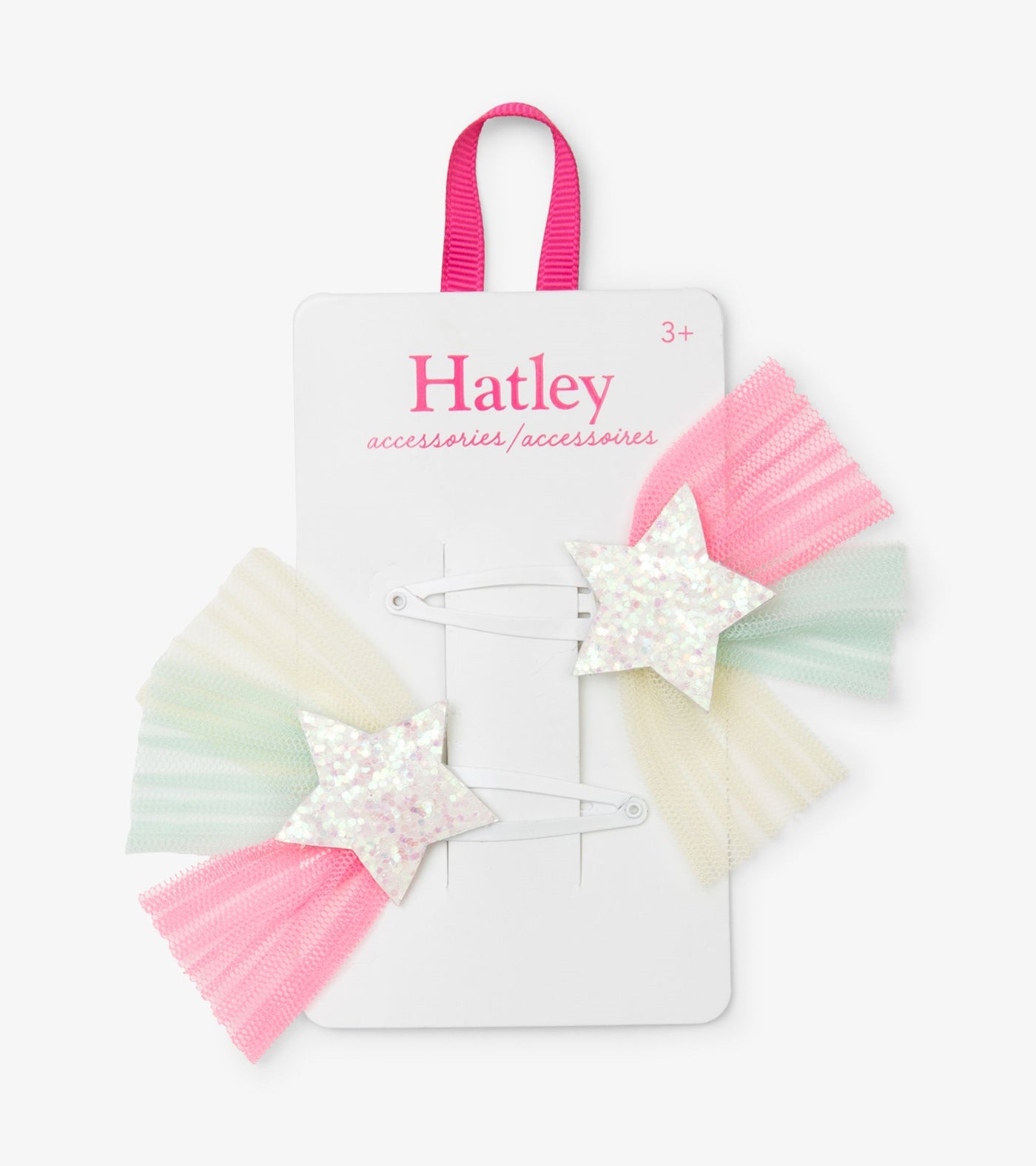 Hatley Hair Clips - Tulle Starburst Snap Clips