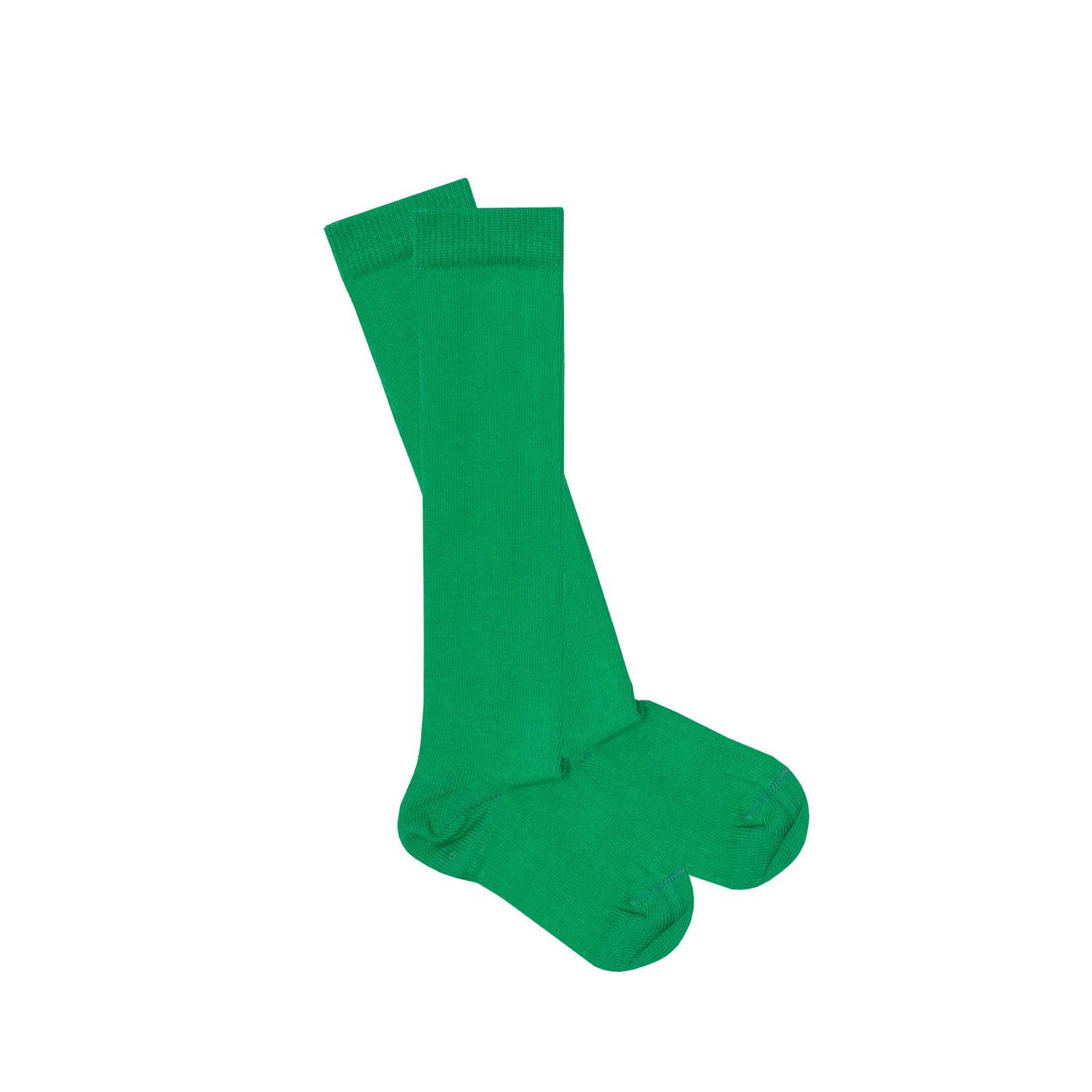 Slugs & Snails Block Colour Adult Unisex Knee Socks - Green