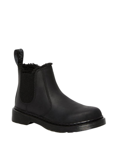New Dr. Martens Kids Faux Fur Lined Chelsea Boots Now Available