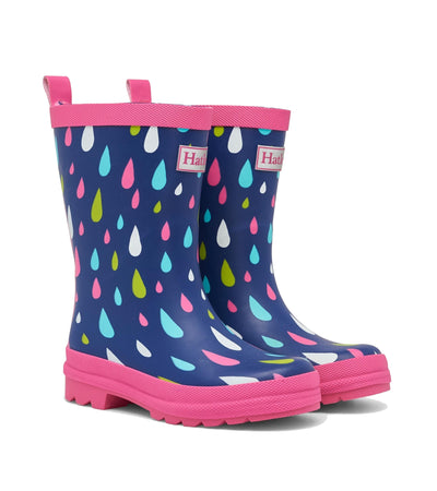 Hatley Kids Matte Rain Boots - Rain Drops