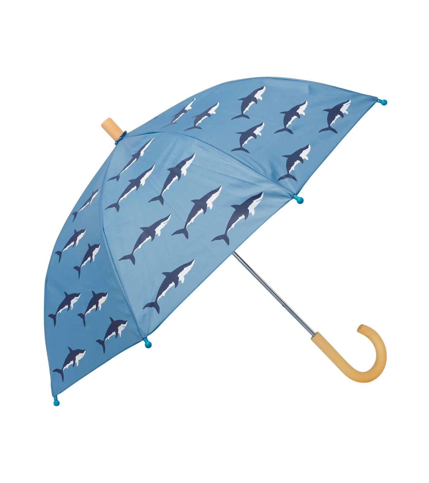 Hatley Kids Colour Changing Umbrella - Swimming Sharks