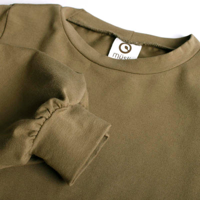 Müsli Cosy Me Bell Sleeve T-Shirt - Chincilla
