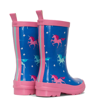 Hatley Kids Shiny Rain Boots - Twinkle Unicorns