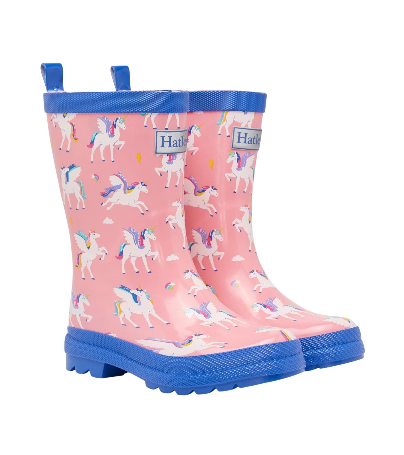 Hatley Kids Shiny Rain Boots - Magical Pegasus