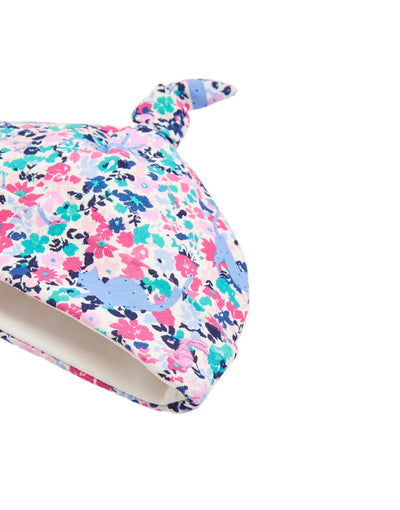 Joules Single Knot Baby Hat - Kite Ditsy