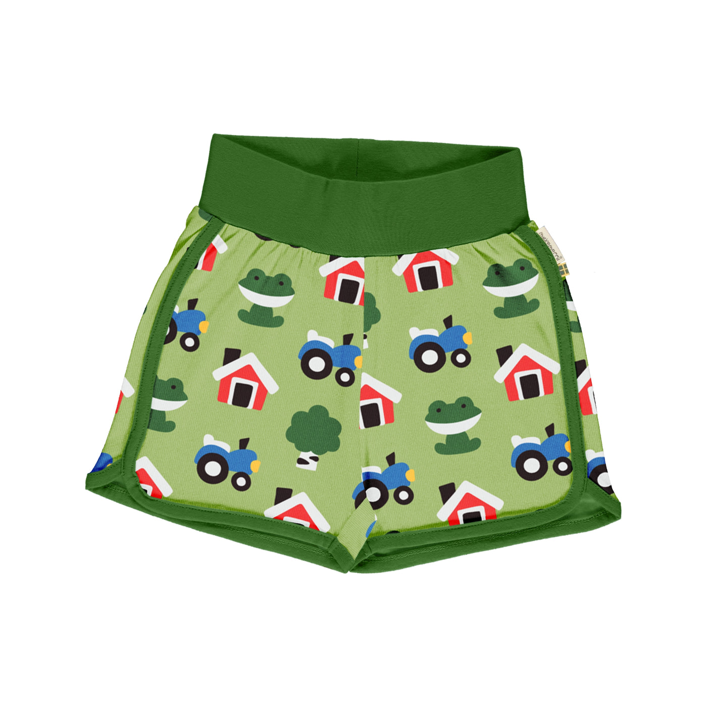 maxomorra runner shorts forest farm