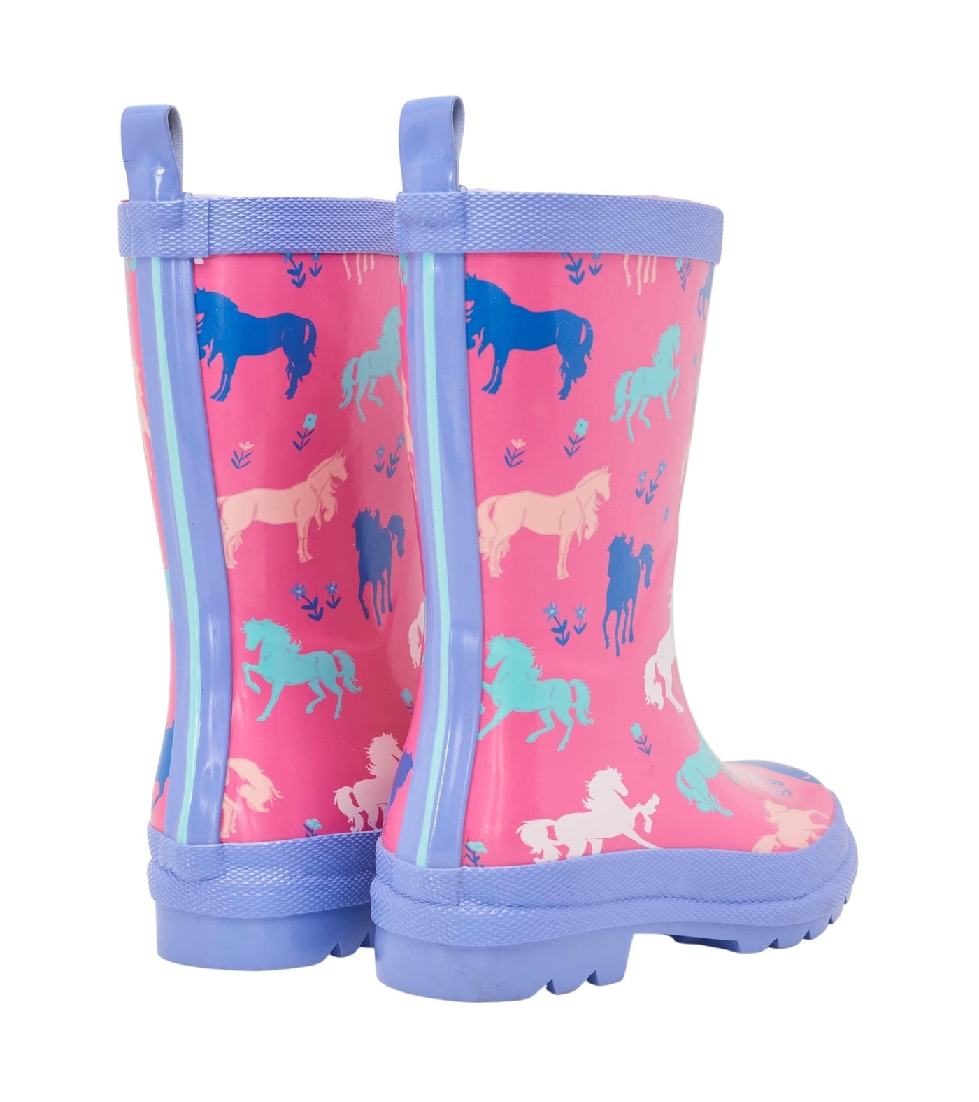 Hatley Kids Shiny Rain Boots - Painted Pasture