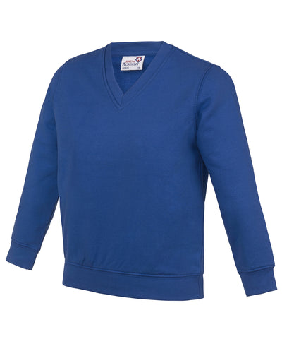 Academy V Neck School Sweatshirt - 10 Colours