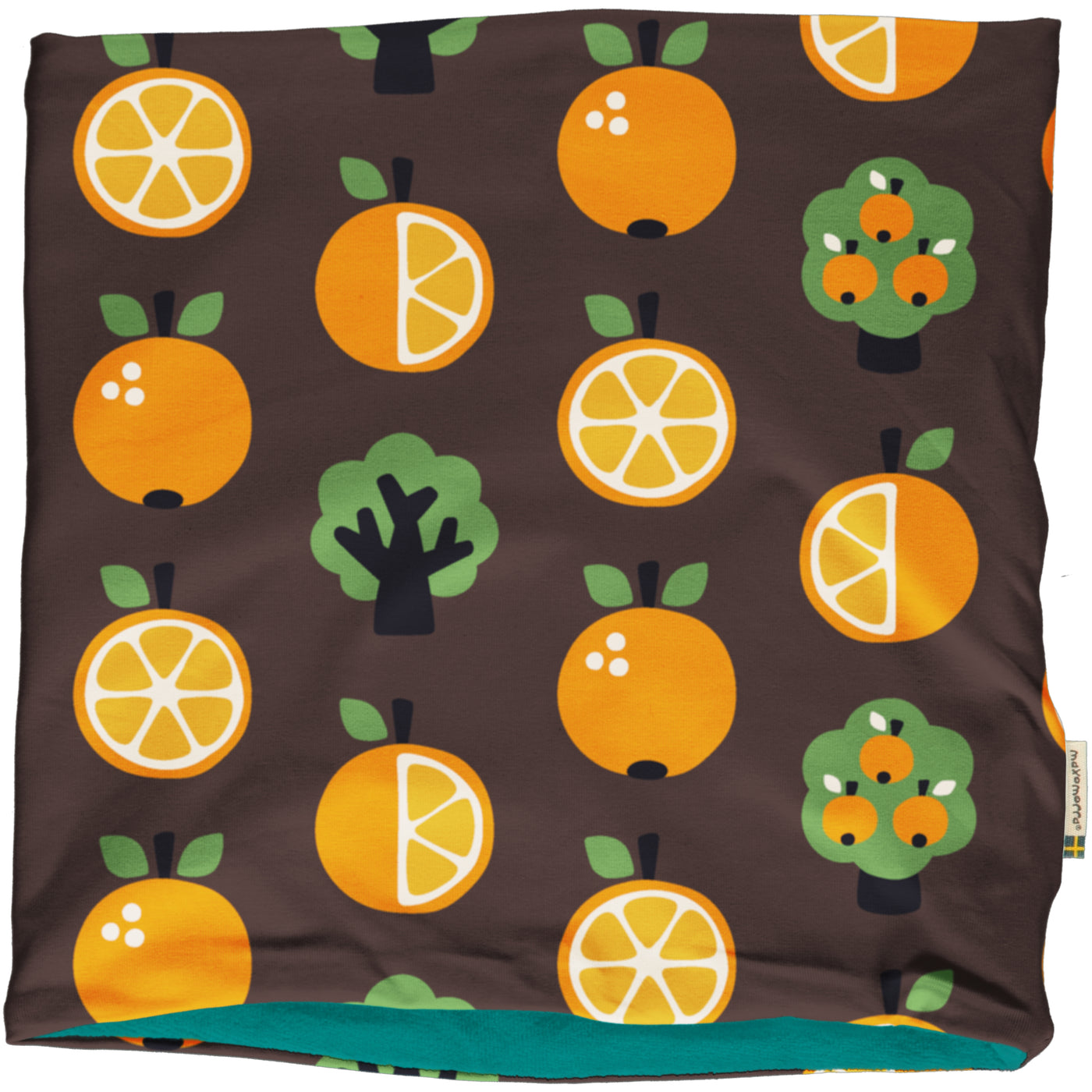 Maxomorra Velour Tube Scarf - Orange