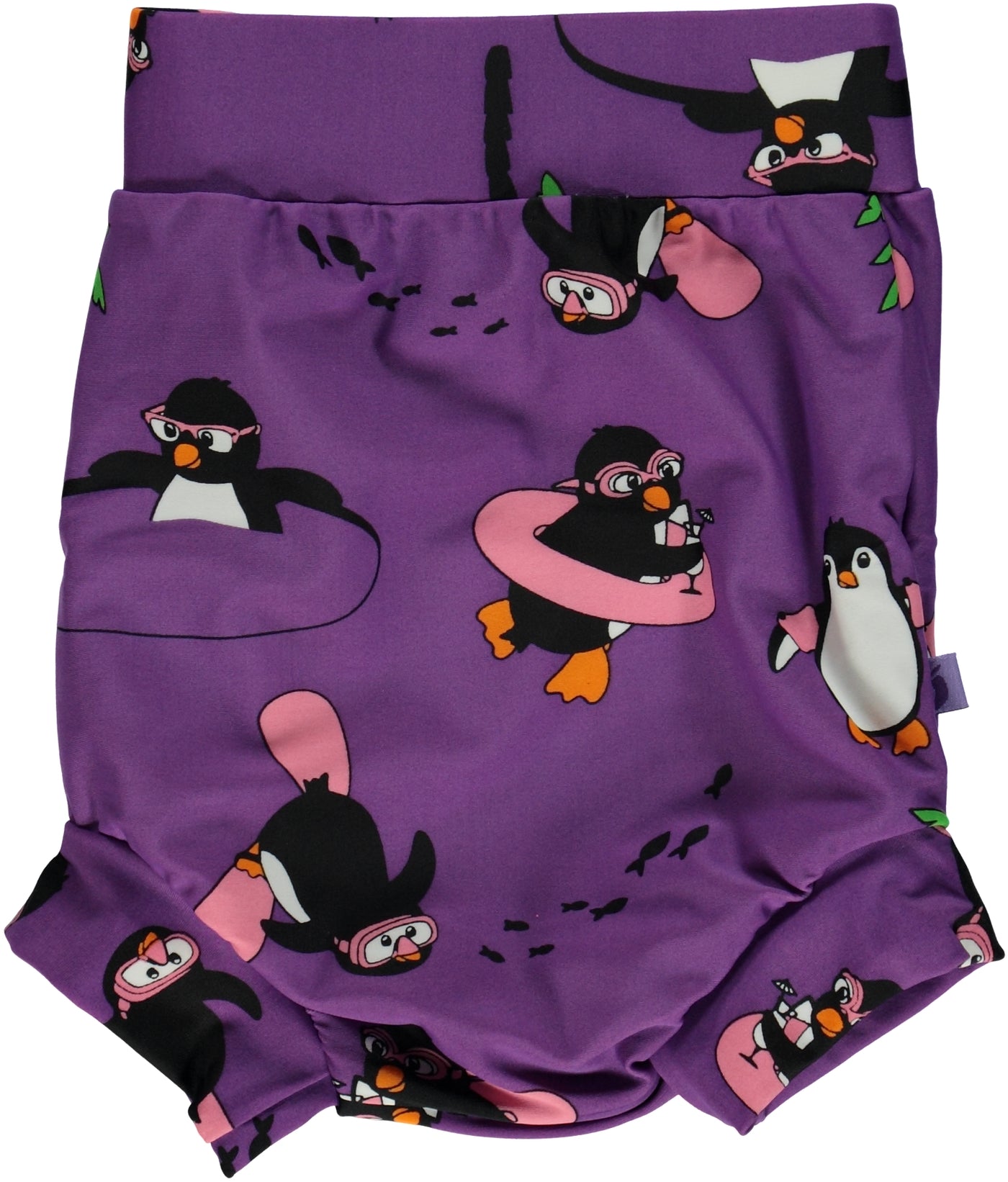 Smafolk Baby Swim Pants UPF50+ - Penguins Purple