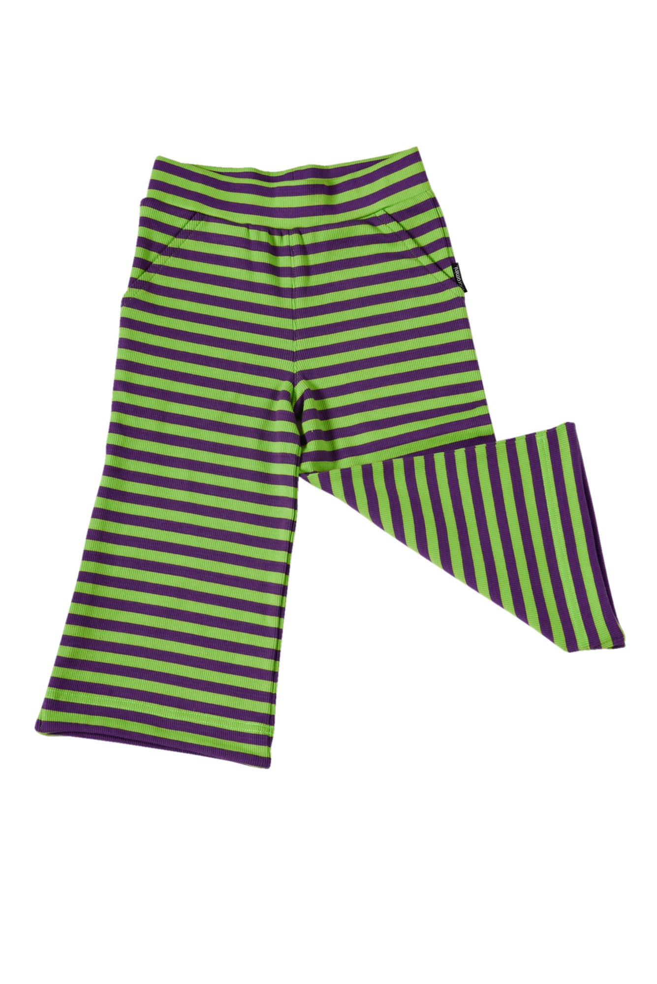 Moromini Ribbed Culottes - Purple/Green