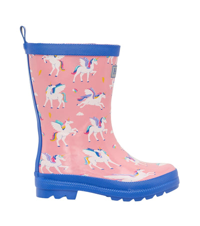 Hatley Kids Shiny Rain Boots - Magical Pegasus