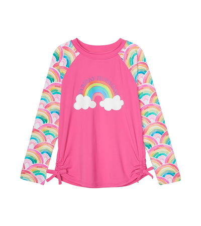 Hatley Kids Long Sleeve Rashguard - Over The Rainbow
