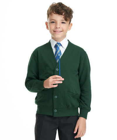 AWDis Academy Kids Unisex Cotton Rich School Cardigan