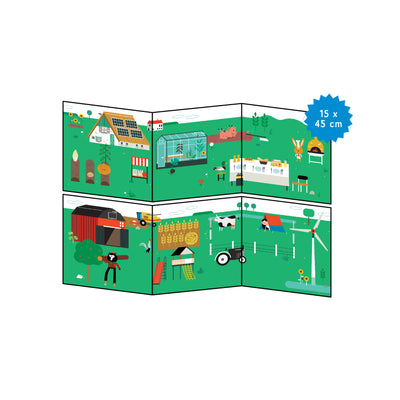 makii super sticker poster farm