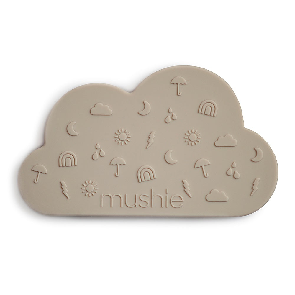 Mushie Cloud Teether - Grey