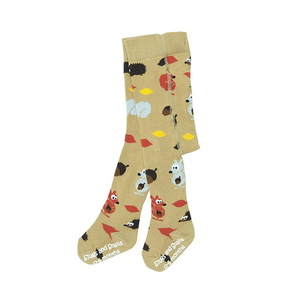 Slugs & Snails Unisex Tights -  Autumn Woodland Animals