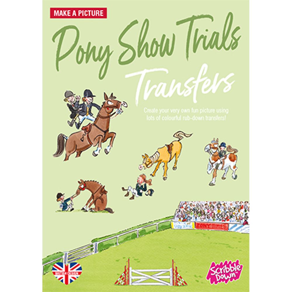 Scribble Down Activity Transfer Pack - Pony Show Trials