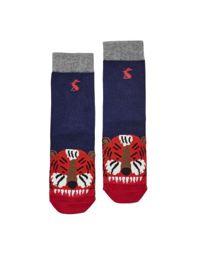 Joules Eat Feet Character Socks - Tiger
