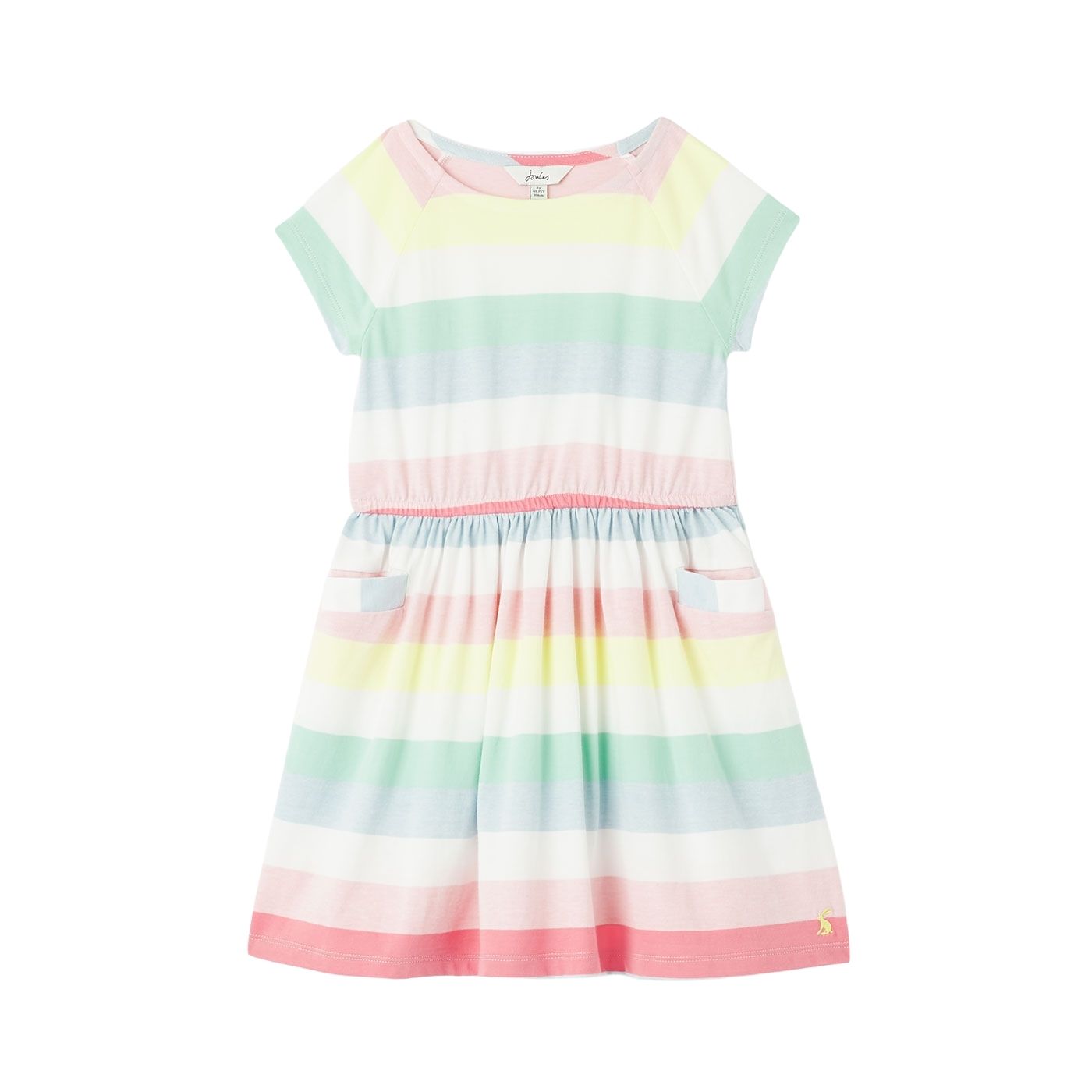 Joules Jude Jersey Dress - Multi Marl Stripe