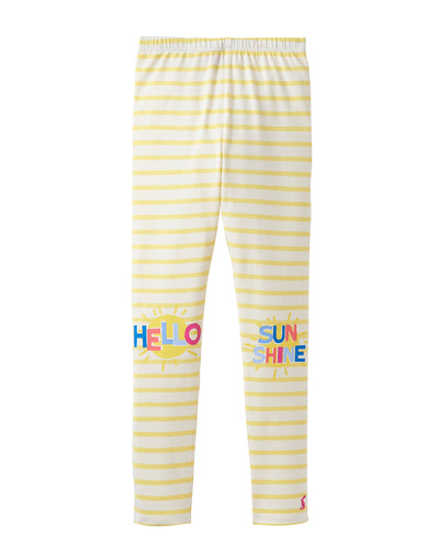 Joules Character Leggings - Yellow Stripe