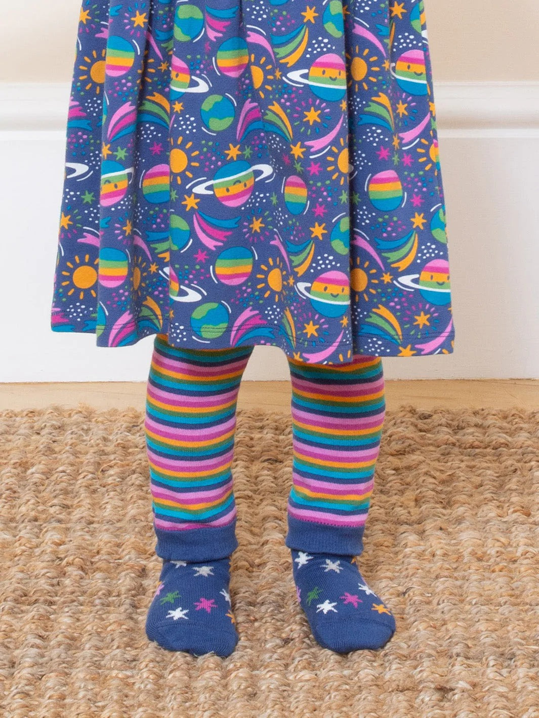 Kite Knit Leggings - Rainbow