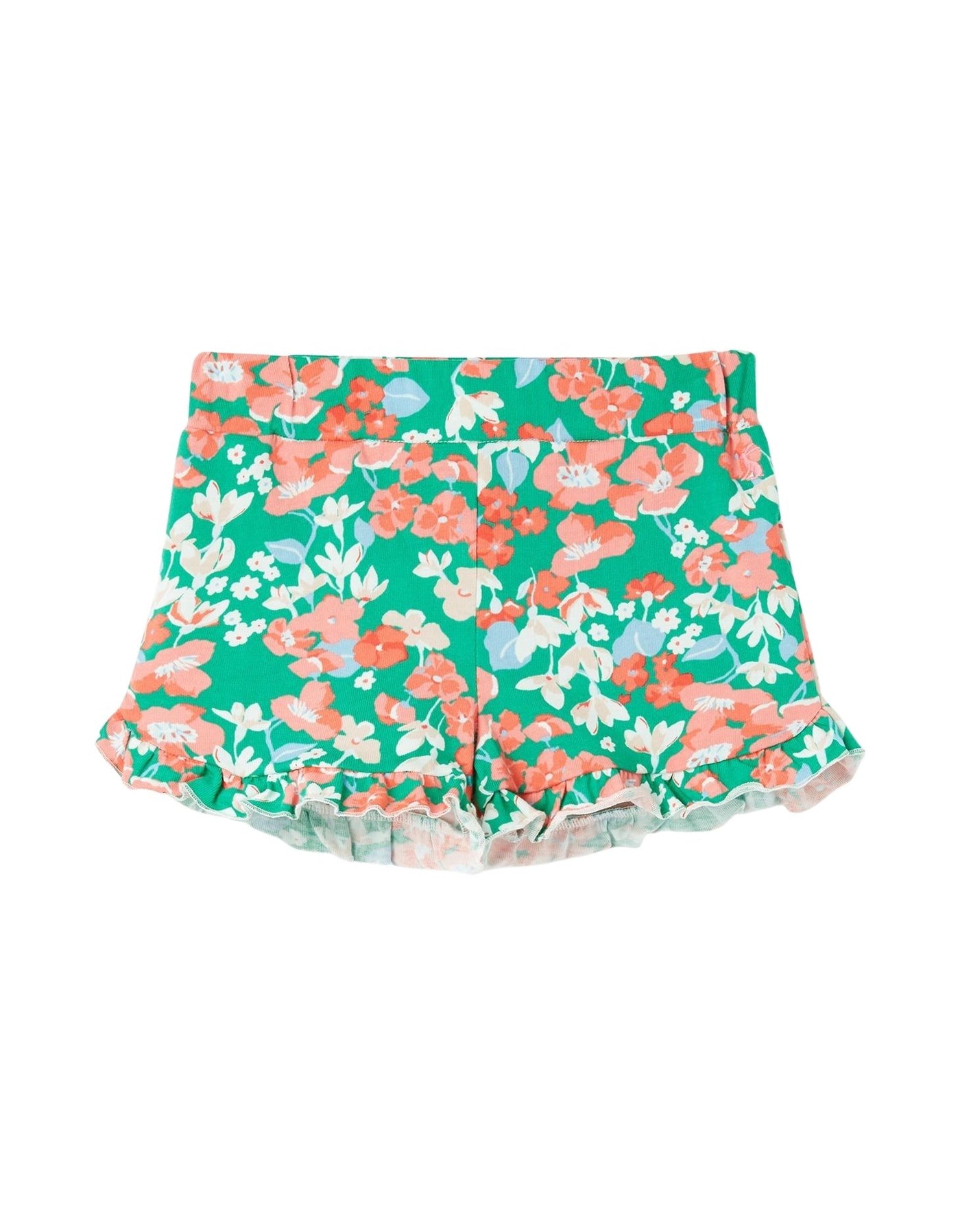 Joules Amara Jersey Shorts - Green Floral