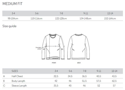 OH! Dorothy Organic Basic Long Sleeved Tee - Vegan Friendly / 5 Colours / 3-14 Years