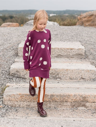 Blaa Vilnius College Tunic - Purple Dot