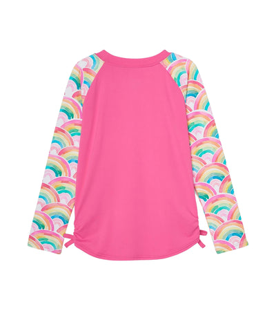Hatley Kids Long Sleeve Rashguard - Over The Rainbow