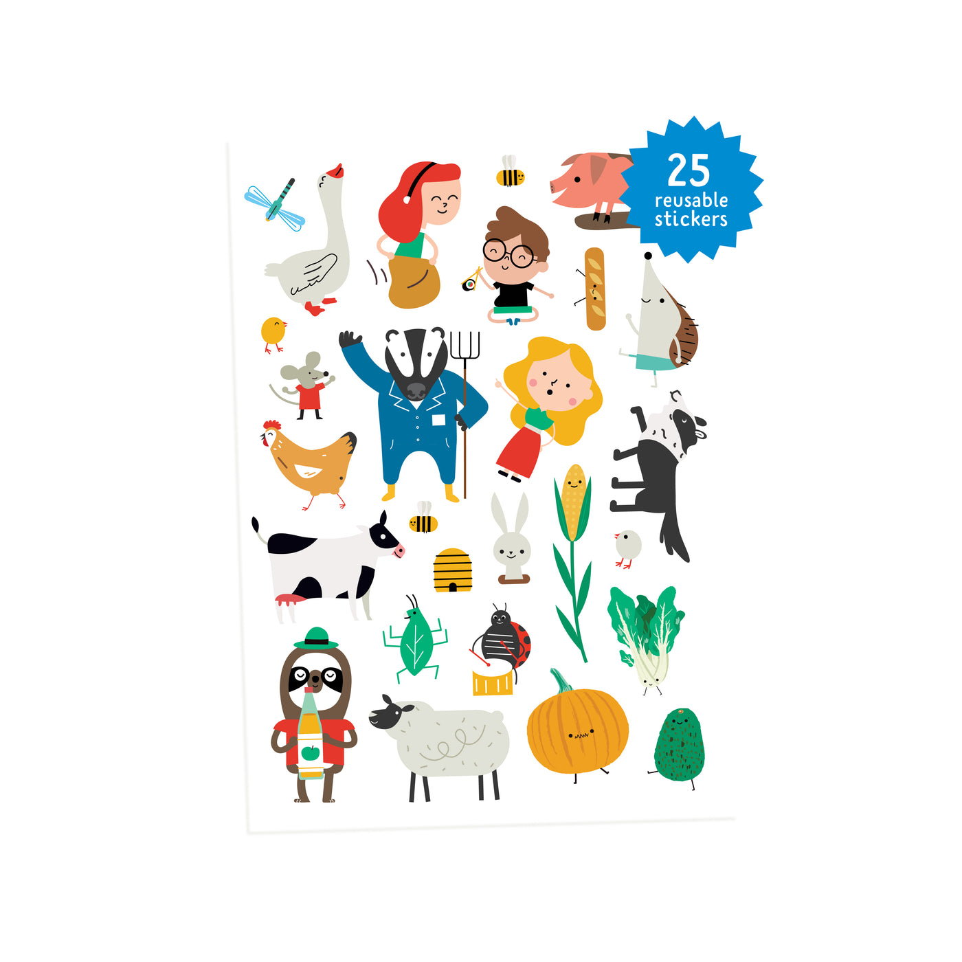 makii super sticker poster farm