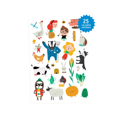 makii super sticker poster farm