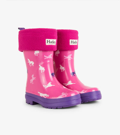 Hatley Welly Socks - Magenta