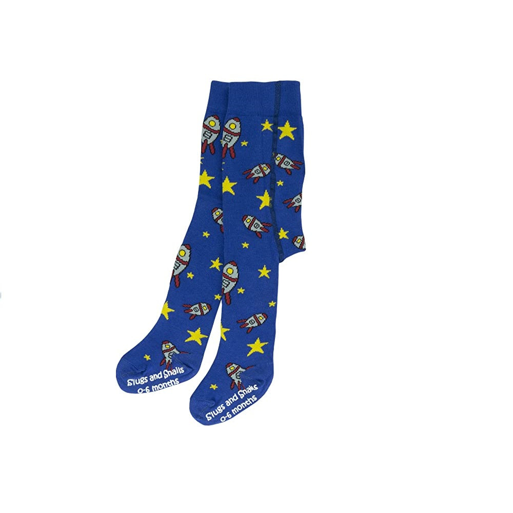 slugs snails unisex tights out of this world rockets