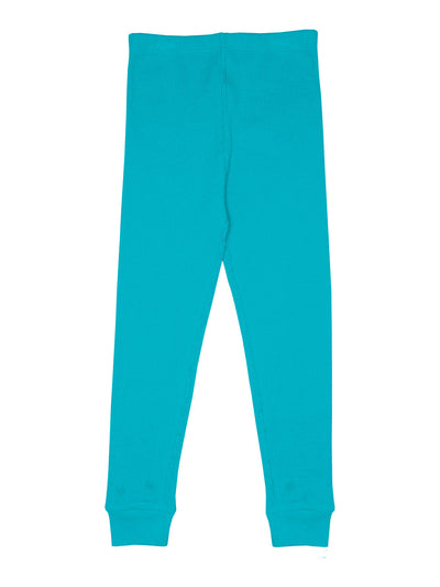 Slugs & Snails Waffle Leggings - Blue