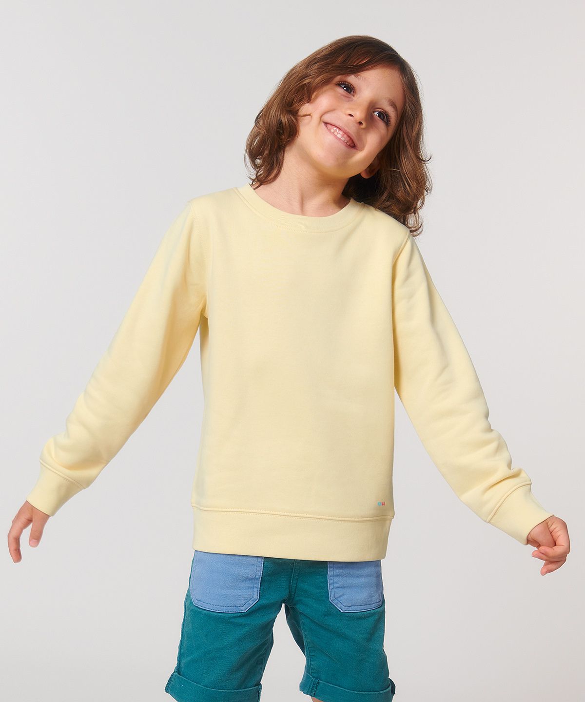 OH! Dorothy Basic Organic Crew Neck Sweatshirt - Vegan Friendly / 17 Colours / Age 3-14 Years