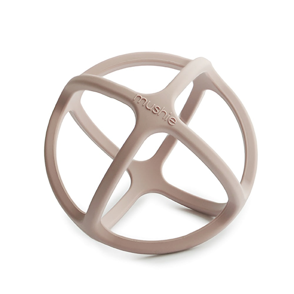 Mushie Silicone Ball Teether - Shifting Sand