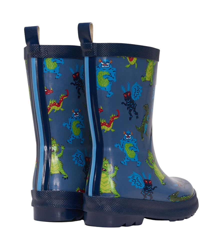 Hatley Kids Shiny Rain Boots - Creepy Cryptids