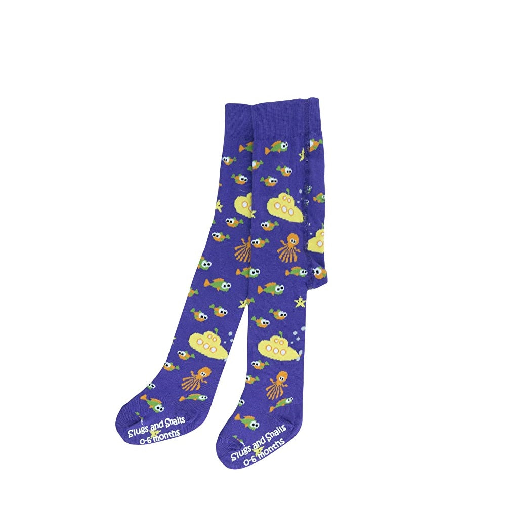 slugs snails unisex tights yellow submarines