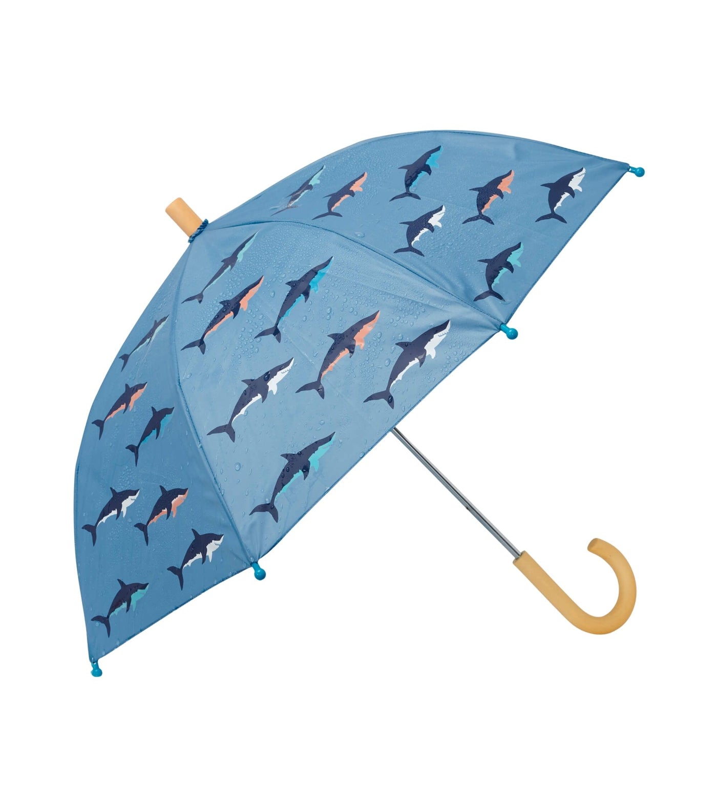 Hatley Kids Colour Changing Umbrella - Swimming Sharks