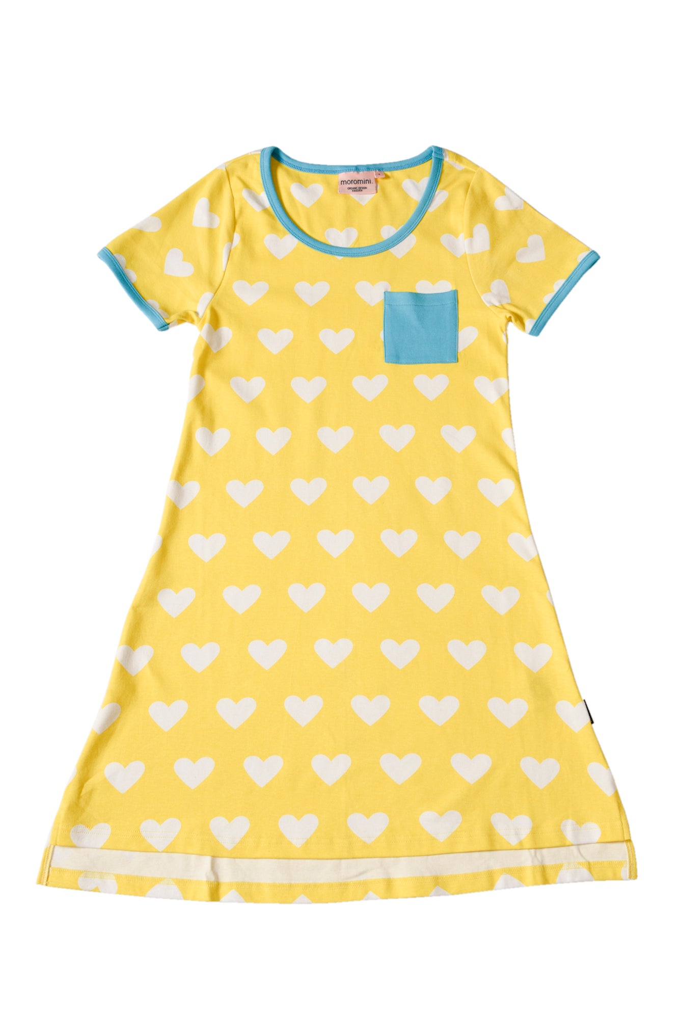 Moromini A-Line Dress - Yellow Hearts