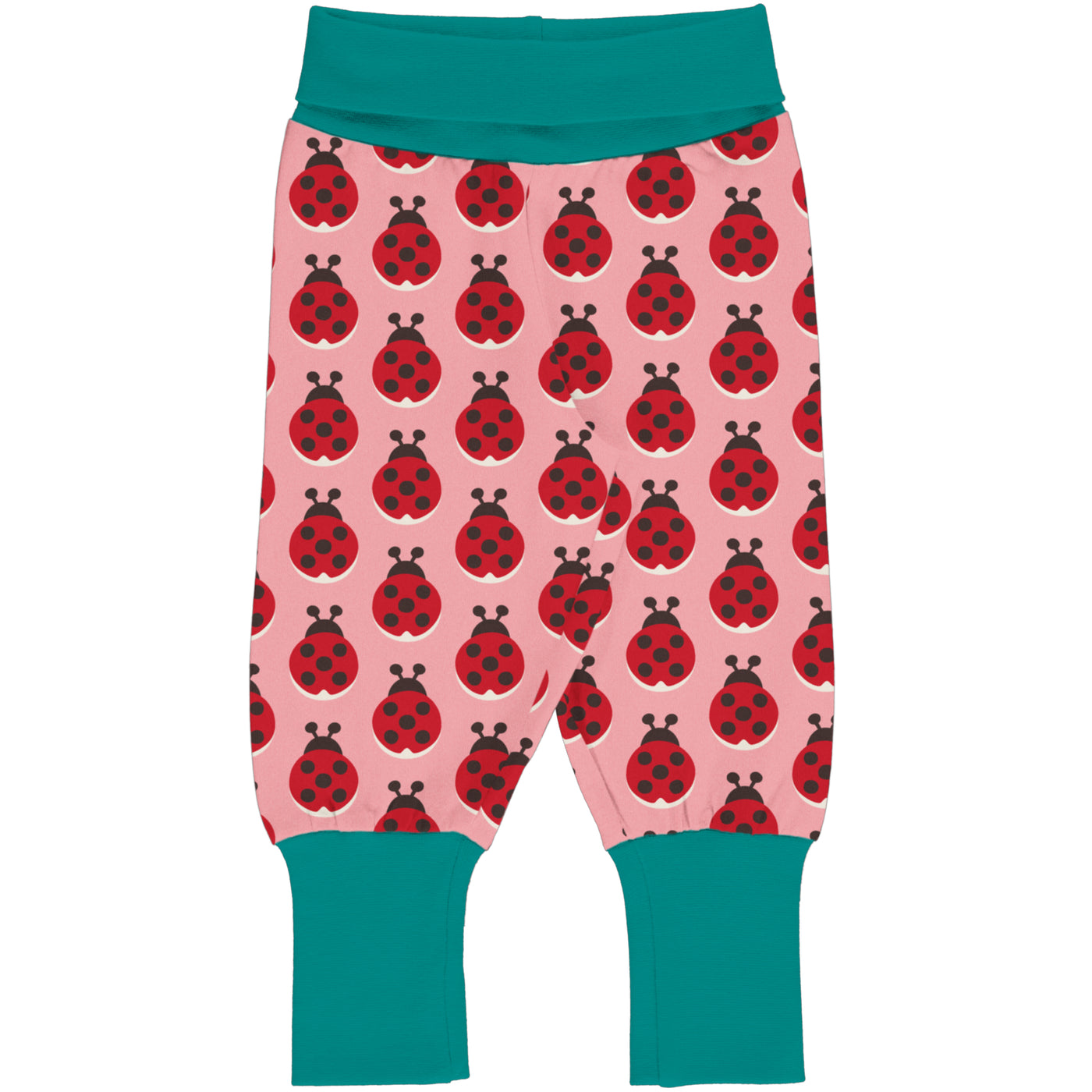 Maxomorra Rib Pants - Ladybug