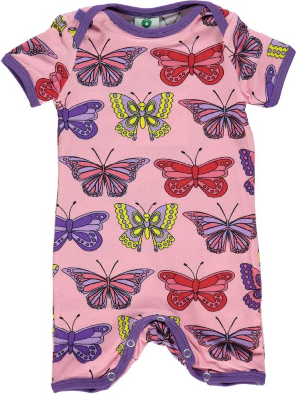 Smafolk Bodysuit Butterfly - Sea Pink