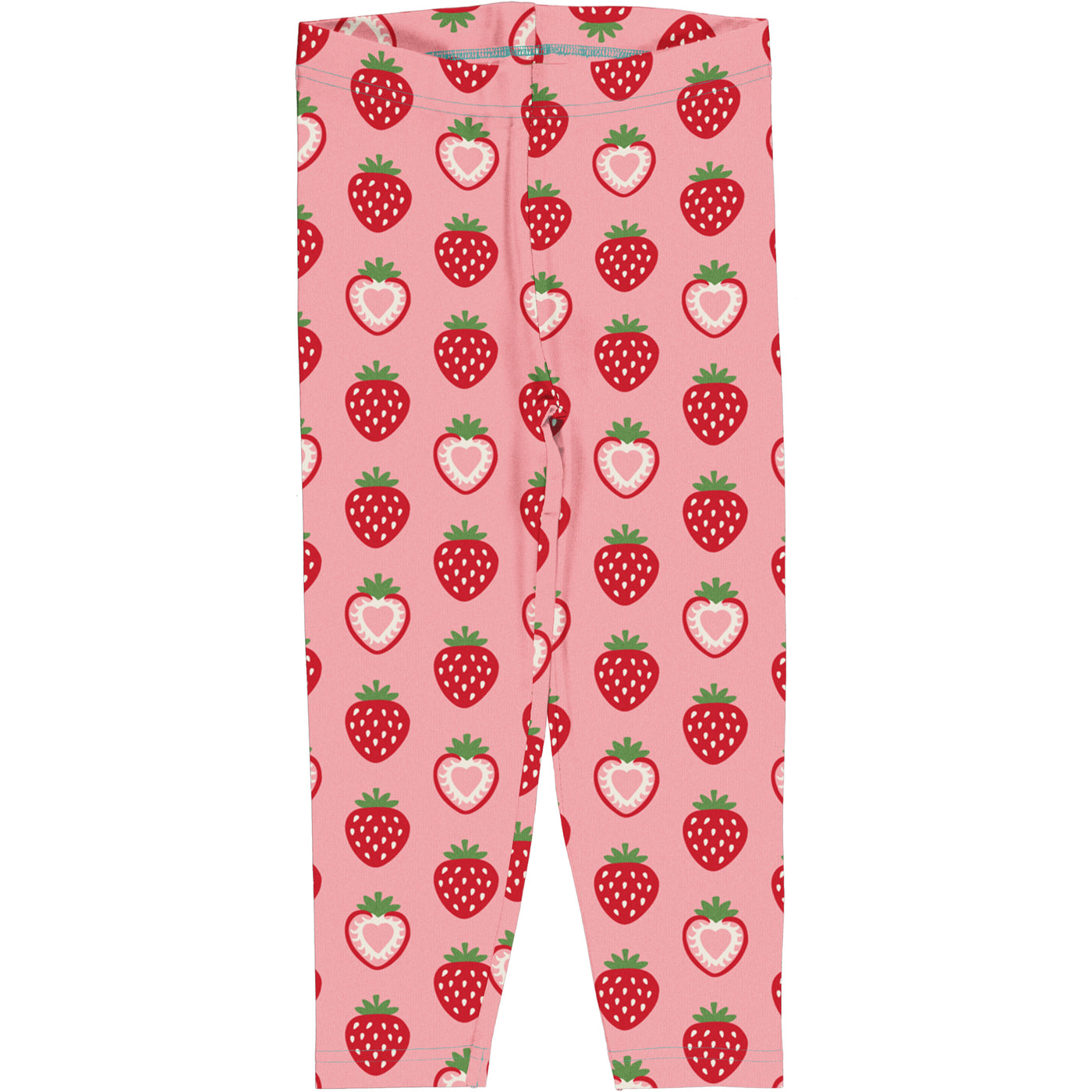 Maxomorra Cropped Leggings - Strawberry