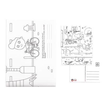 makii giant colouring picture city