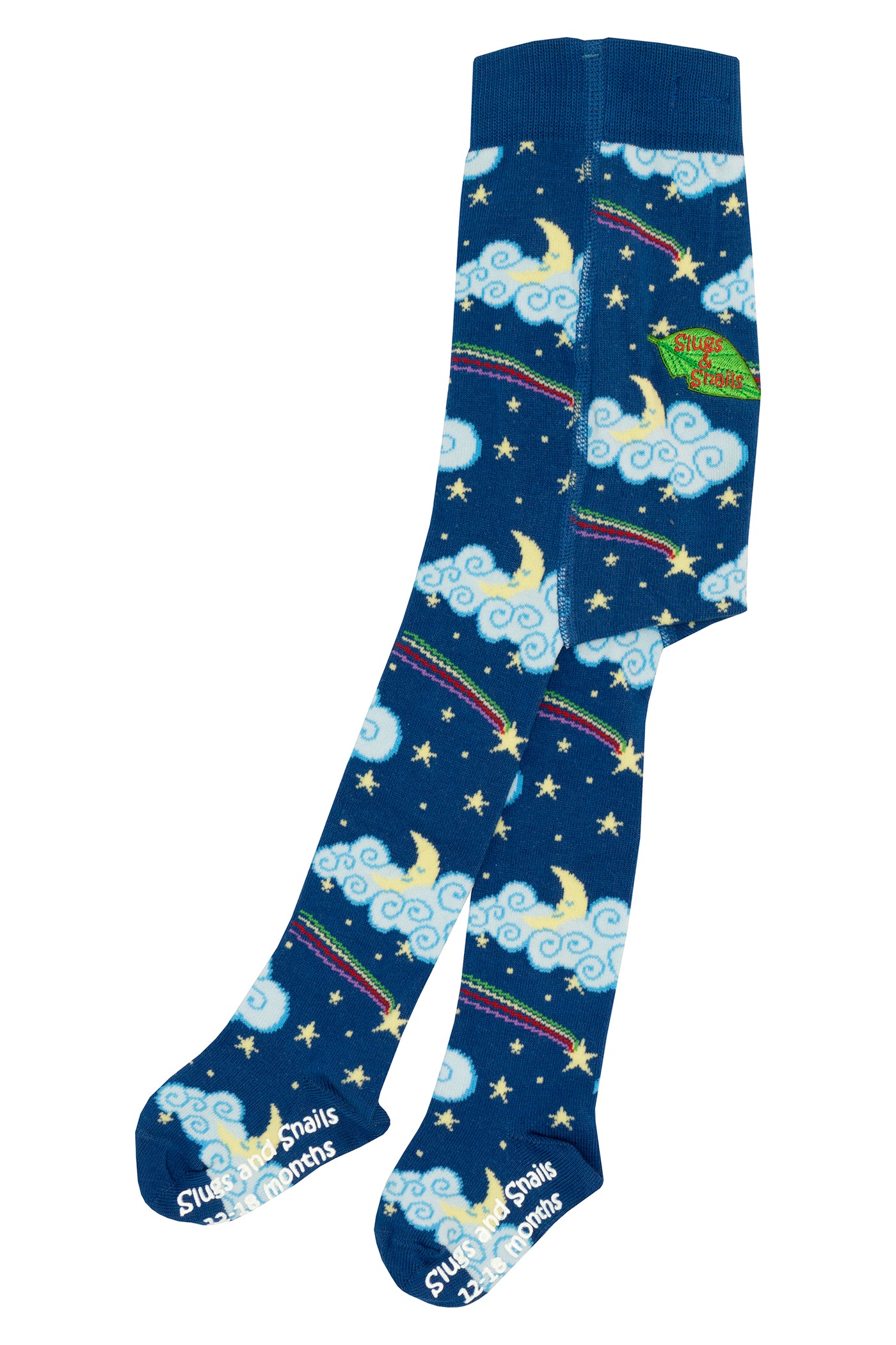 slugs snails unisex tights lemon lightning