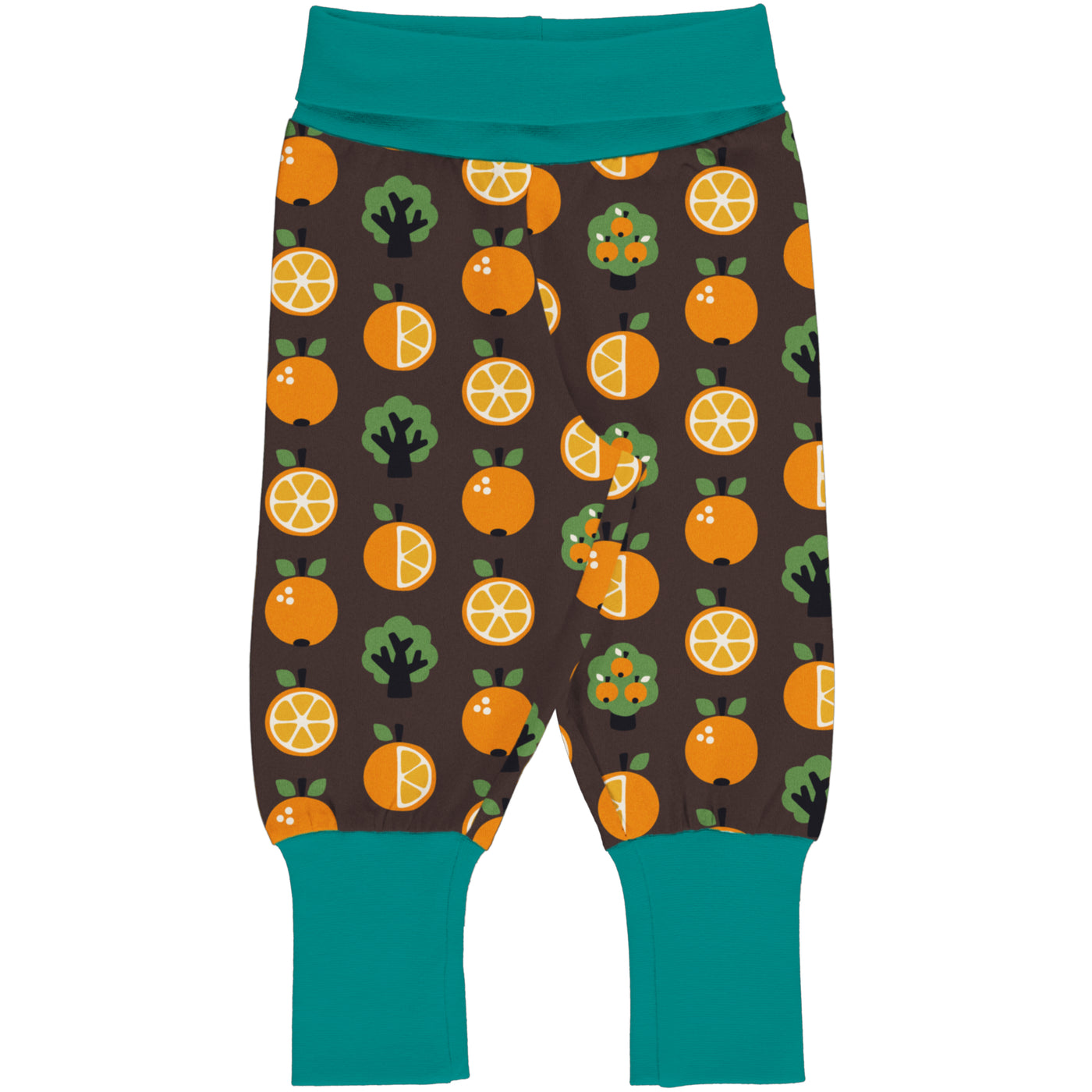 Maxomorra Rib Pants - Orange