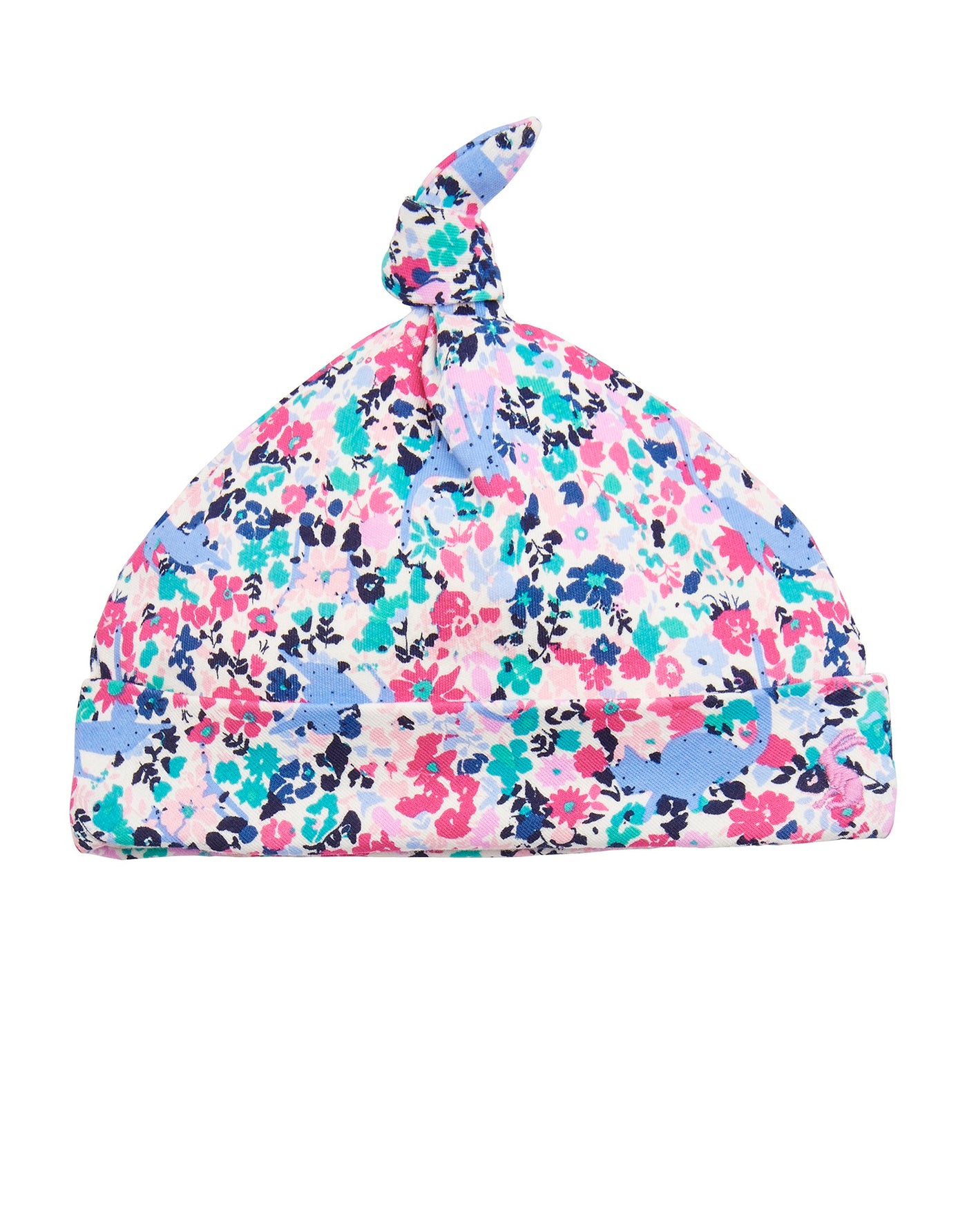 Joules Single Knot Baby Hat - Kite Ditsy